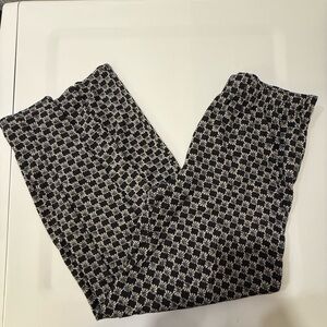 Billabong black and White Patterned Pants